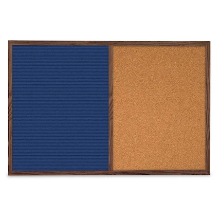 Slim Style Indoor Enclosed Corkboard,36